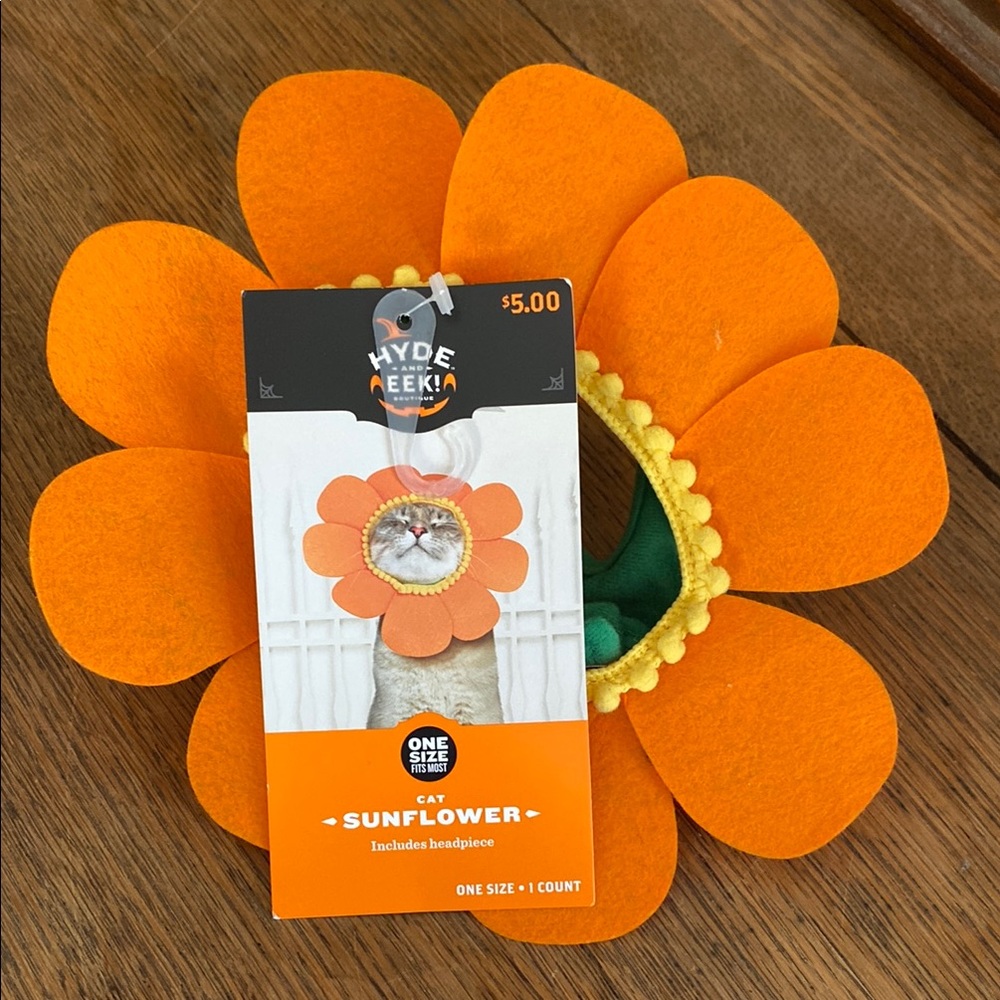 Cat Sunflower headpiece
